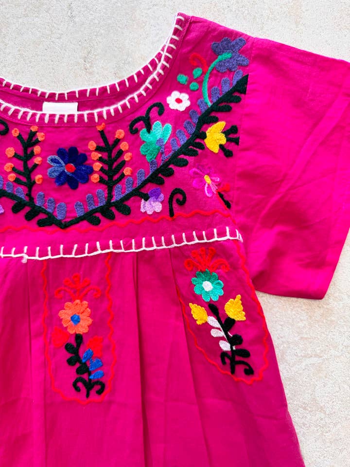 JJ BEBE LAND - Wholesale Dress - Kids - Girls Embroidery Dress_D 3