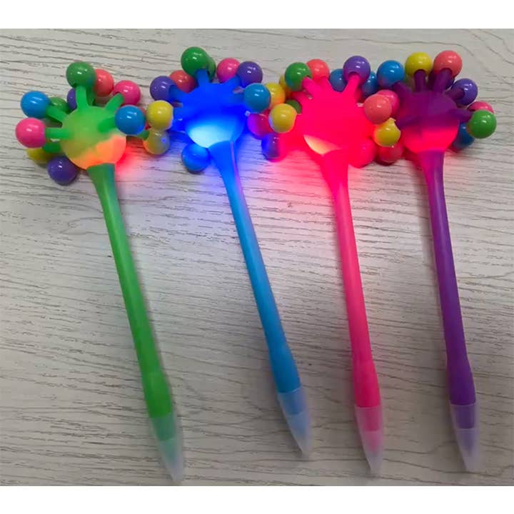 Streamline - Wholesale Pen - Wiggly Jiggly Light Up Pens