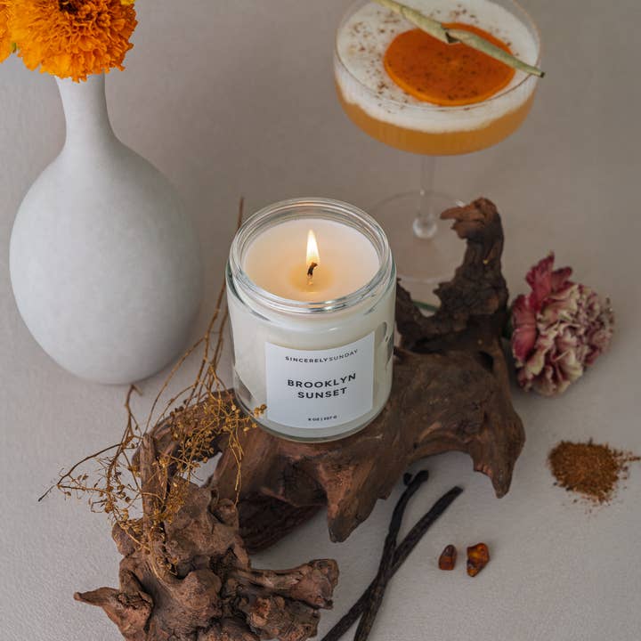 Sincerely Sunday - Wholesale Jar/Filled Candle - Brooklyn Sunset Deconstructed Candle Refill Kit 3
