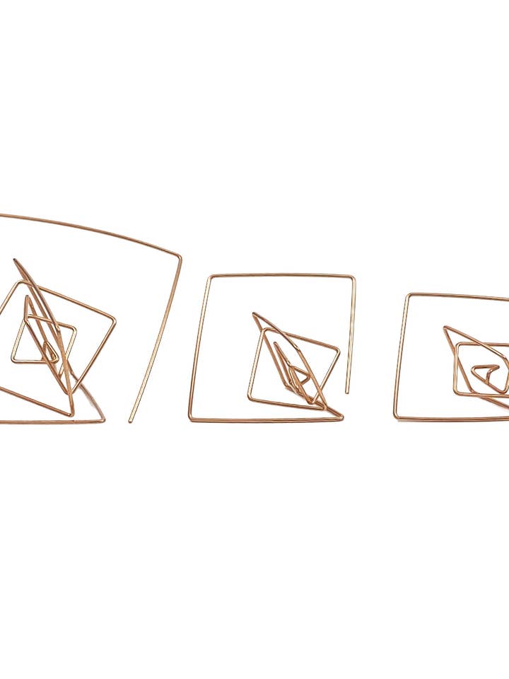 Argolas Geo pequenas por atacado de Aimee Petkus Jewelry