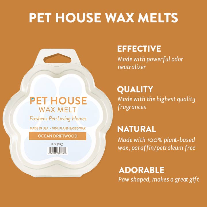 Pet House by One Fur All - Wholesale Wax Melt - Ocean Driftwood Wax Melt