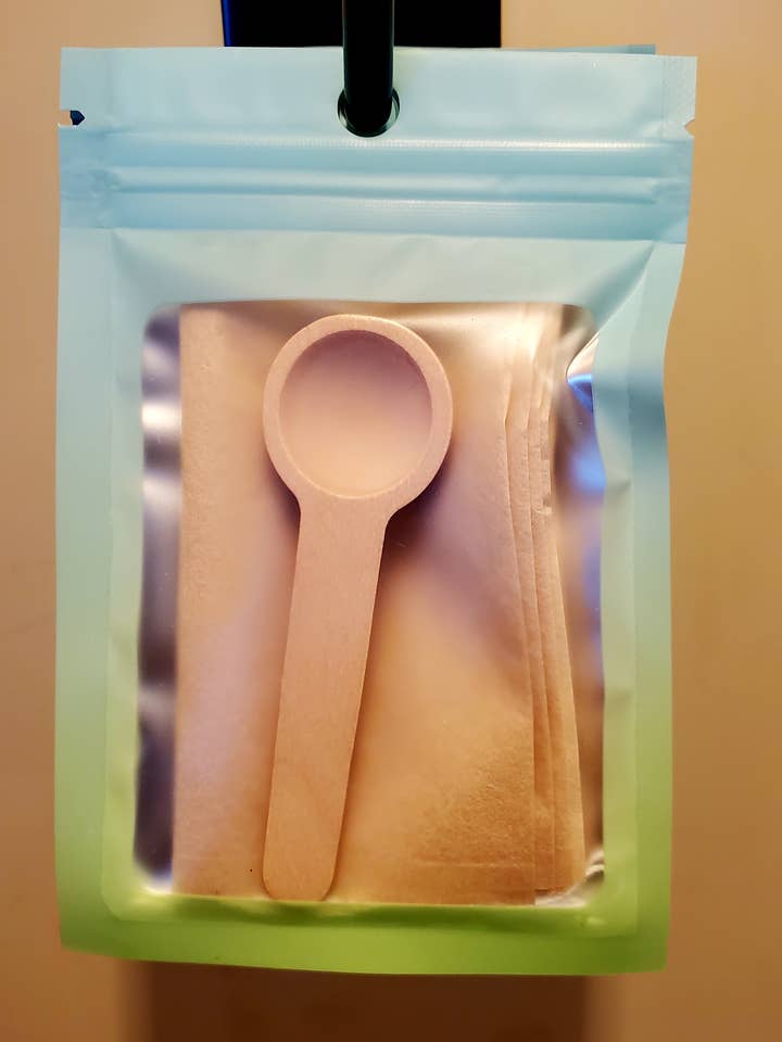 Sacos de Café ou Chá Ritual com Colher de Madeira de 3" por atacado de The Clairity Room
