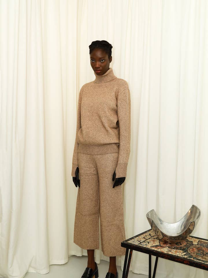 Bella Straight Leg Knitted Pants for wholesale by Amy Lynn