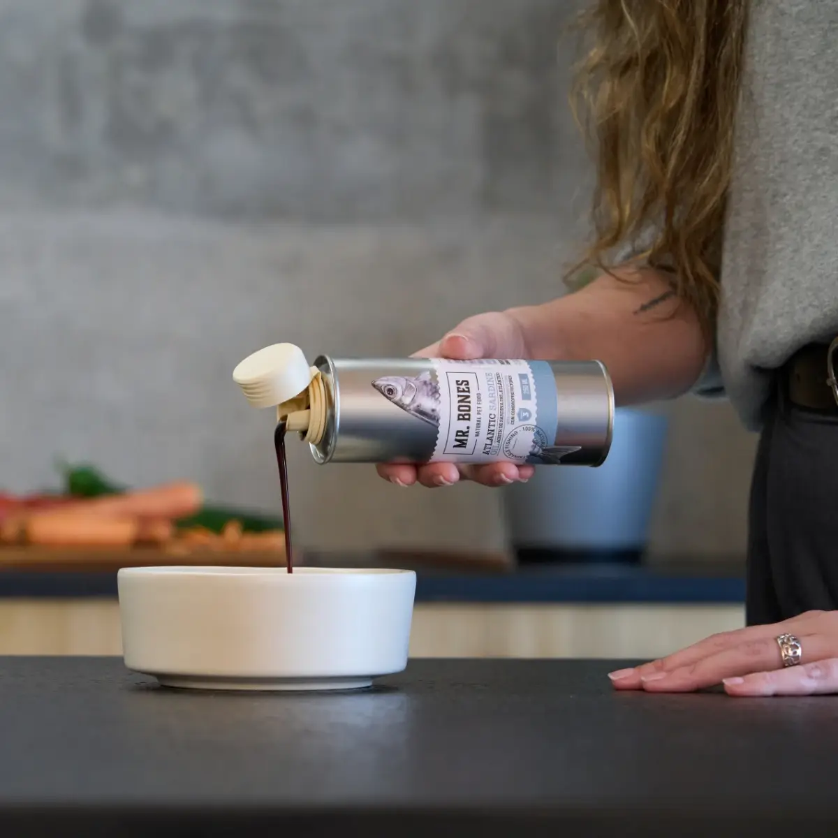 Mr.Bones - Natural Pet Products - Wholesale Voedingssupplementen voor huisdieren - Kat/Hond - Natuurlijk supplement - Sardineolie met chondroprotectoren1