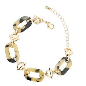 Fornash ~ Bracelets ~ Baby Chain Monogram Tortoise Bracelet, Price