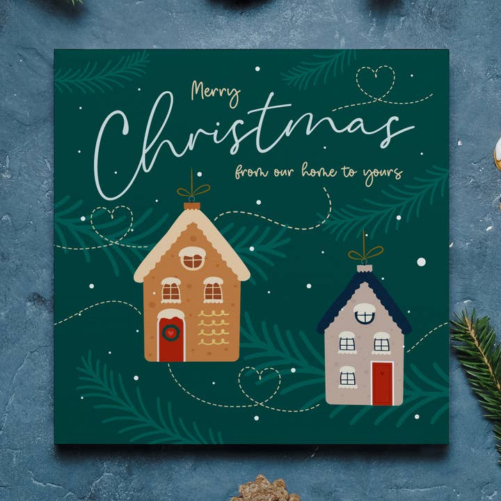Our Home to Yours Christmas Card for wholesale by Heyyy Ltd