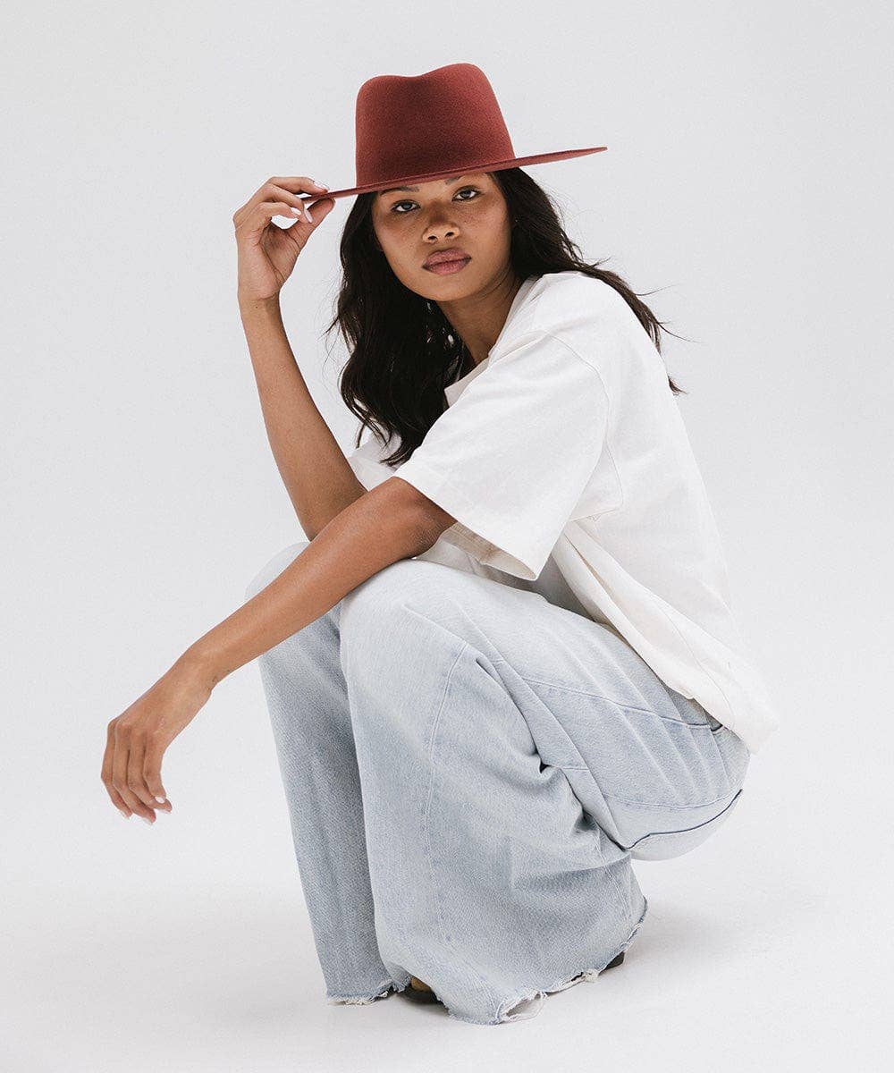 Gigi Pip - Wholesale Fedora - Women's - Dakota Triangle Crown40