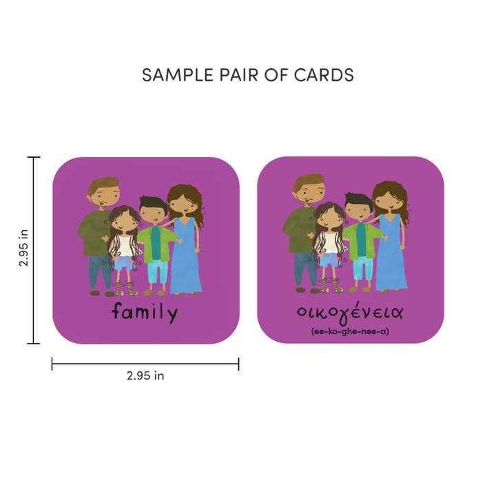 Worldwide Buddies - Vente Cartes d'apprentissage – enfant et bébé - Flashcards bilingues grec/anglais Minilingo pour enfants4