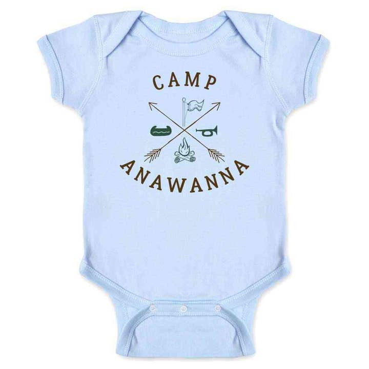 Camp Anawanna Retro 90s TV Halloween Cosplay Baby Bodysuit for wholesale by Pop Threads