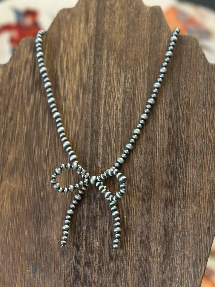 #006 Original Sterling Pearl Bow for wholesale by Z Bars Jewelry