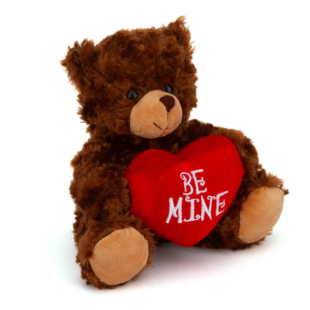 Plushland - Vendita all'ingrosso Peluche - Bambini e neonati - Orsacchiotto di San Valentino da 6" e 9" con un messaggio sul cuore che tiene in mano20