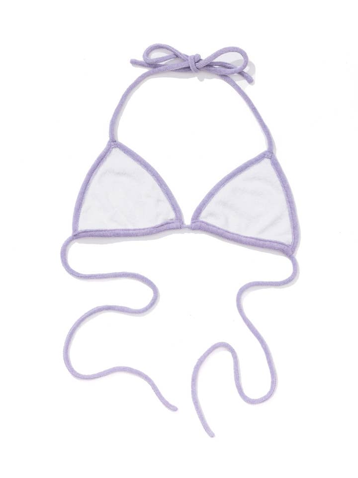 Terry Cloth Bikini Top for wholesale by Afterlight Leisure