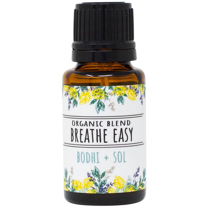 Organic Breathe Easy Essential Oil Blend for wholesale by Bodhi + Sol