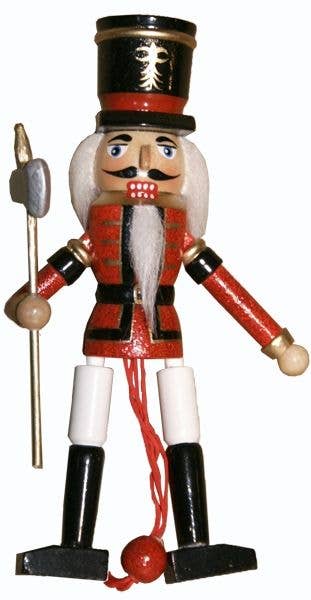 Nutcracker Ballet Gifts – wholesale Julnötknäckare – Soldat Nötknäppare dra marionett prydnad 6 tum0