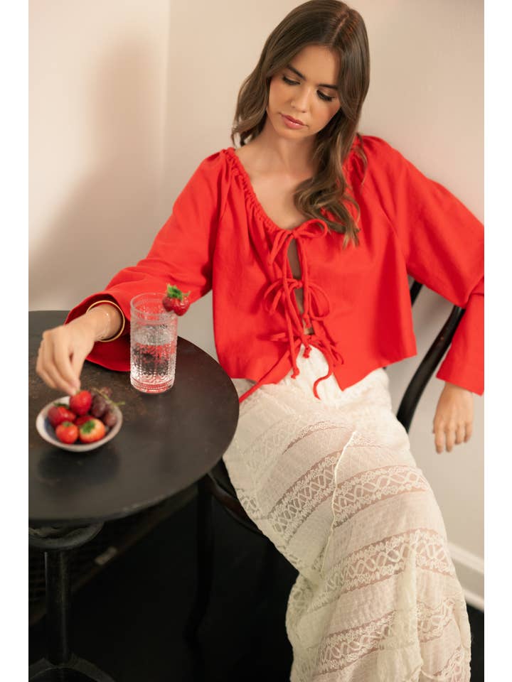 MIOU MUSE - Wholesale Skirt - Women's - S4748 LACE KNITTED LONG SKIRT