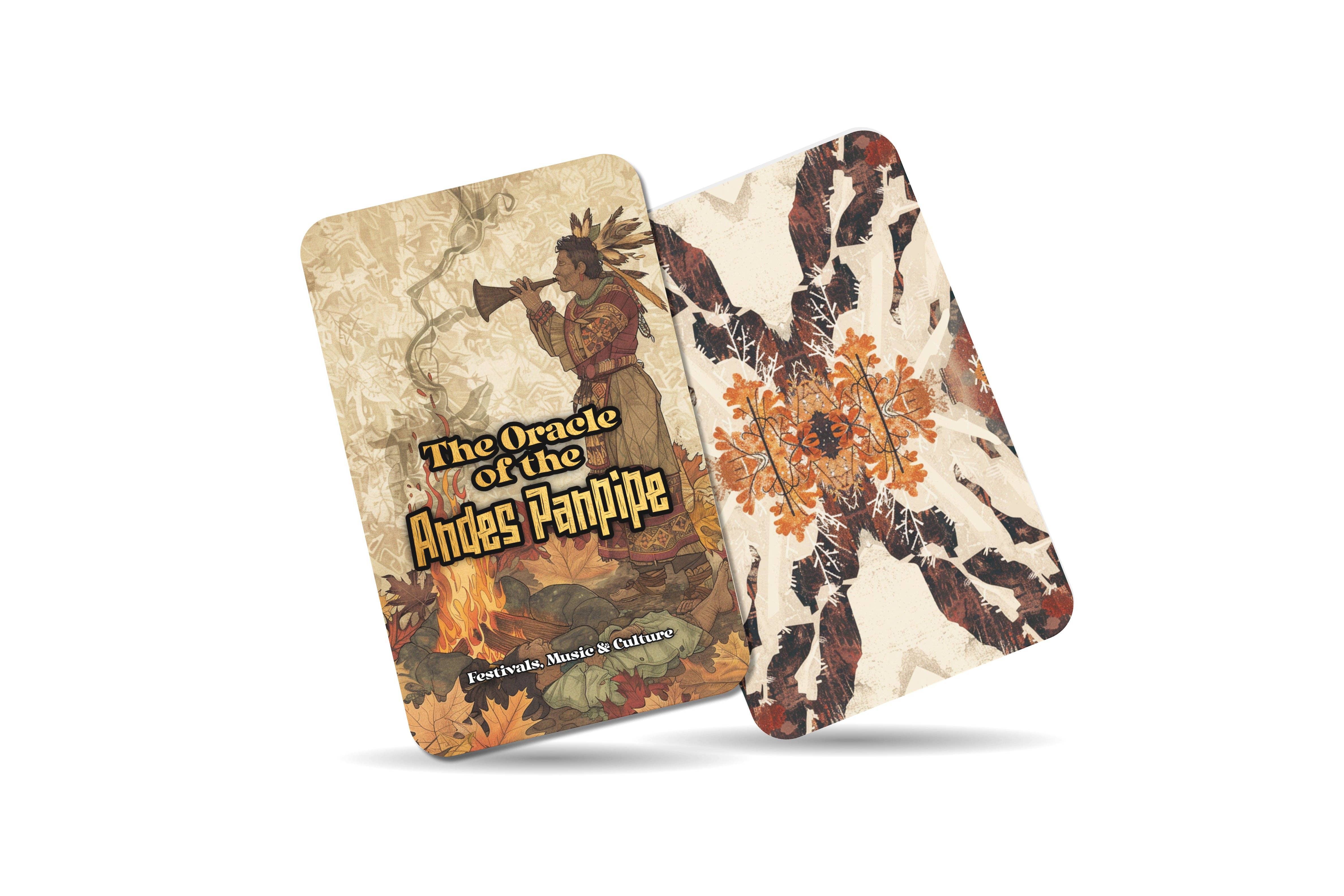 Ibiza Tarot USA – Großhandel Tarot-Karten – Orakel der Anden Panflöten-Bergmelodie-Deck – 22 Karten8