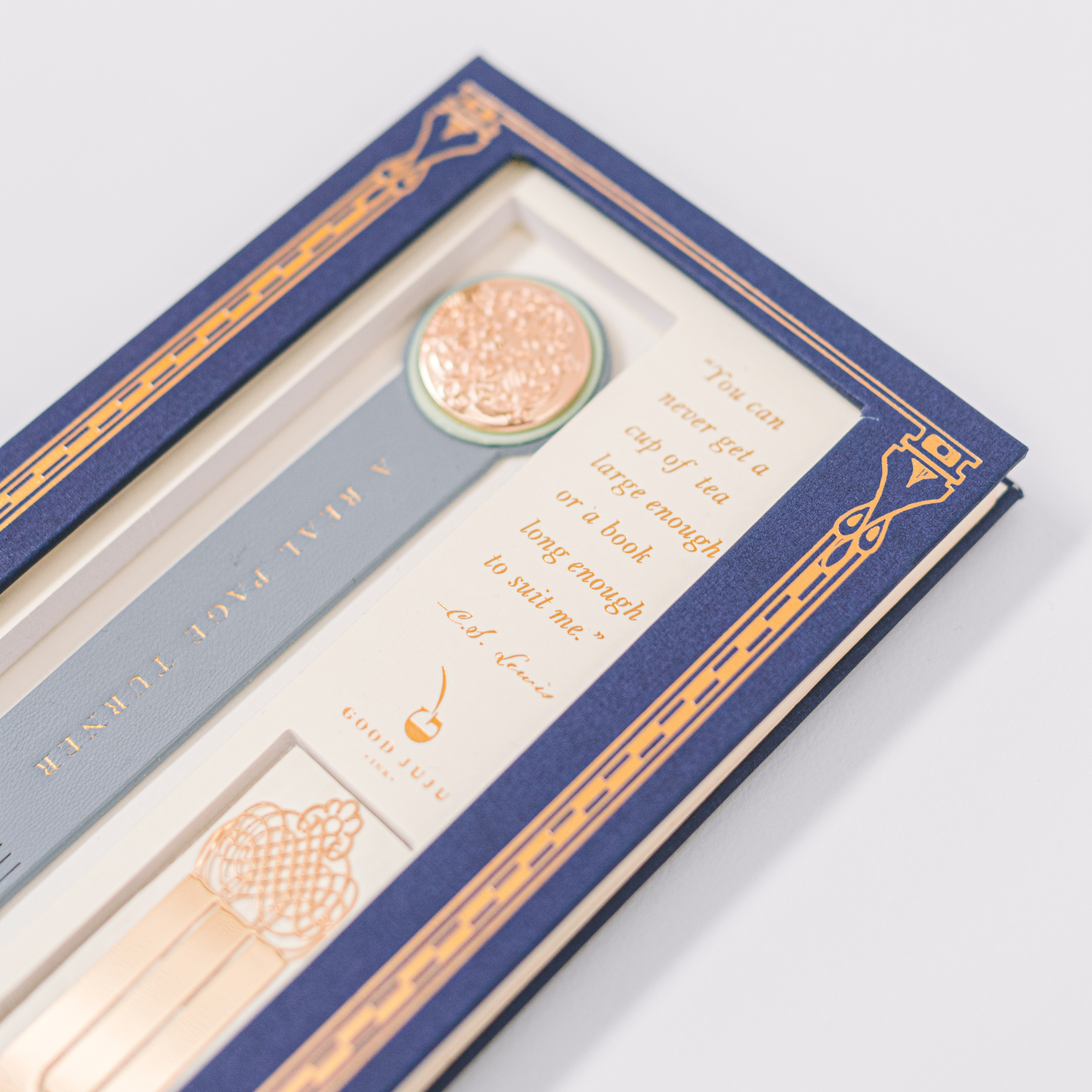 Good Juju Ink - Vente Marque-page - Lot de 2 marque-pages « A Real Page Turner »2