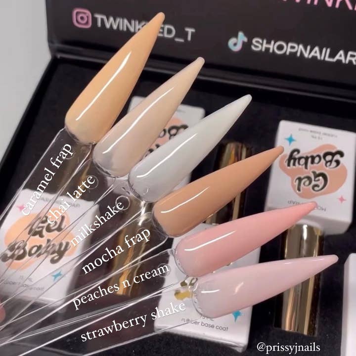 Twinkled T - Wholesale Nail Polish - Caramel Frap Rubber Base Coat2