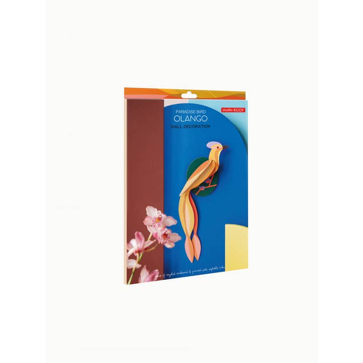 Studio Roof - Wholesale Wall Accent - 3D Wall Art - Paradise Bird - Olango2