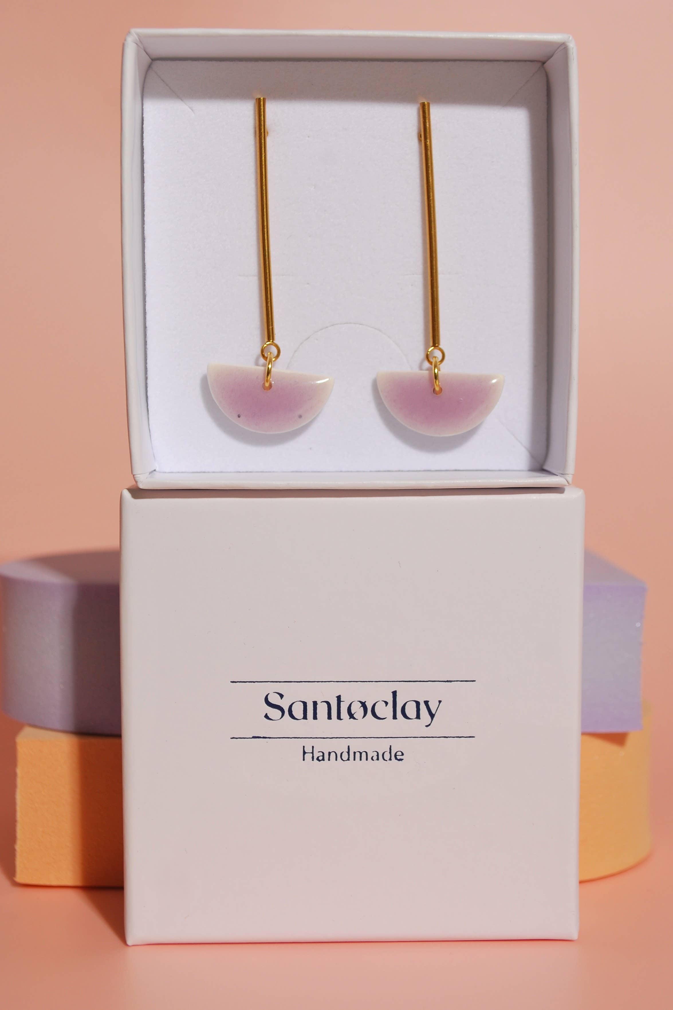 Santøclay Handmade - Wholesale Dangle Earrings - Lange Statement-Ohrringe | Handgefertigt3