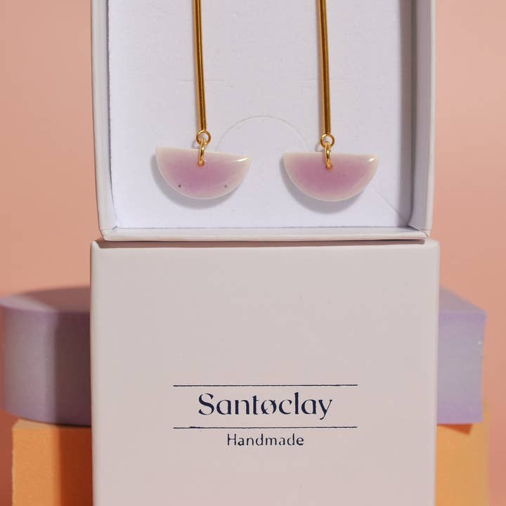 Santøclay Handmade - Wholesale Dangle Earrings - Lange Statement-Ohrringe | Handgefertigt3