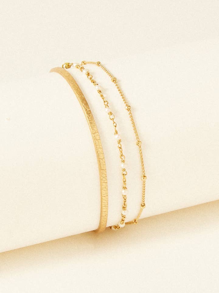 Gold-plated bracelet - Orpheus for wholesale by FlowersforZoe