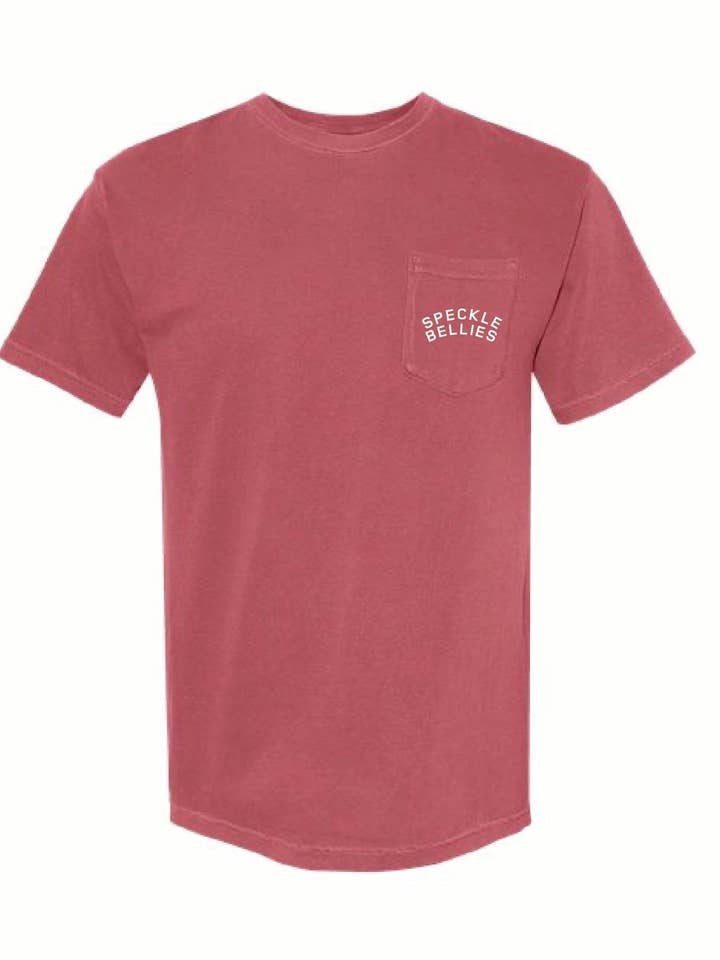 T-Shirt mit Tasche und Lüfterhalterung für Truthahnjäger für den Großhandel von Speckle Bellies Clothing Company