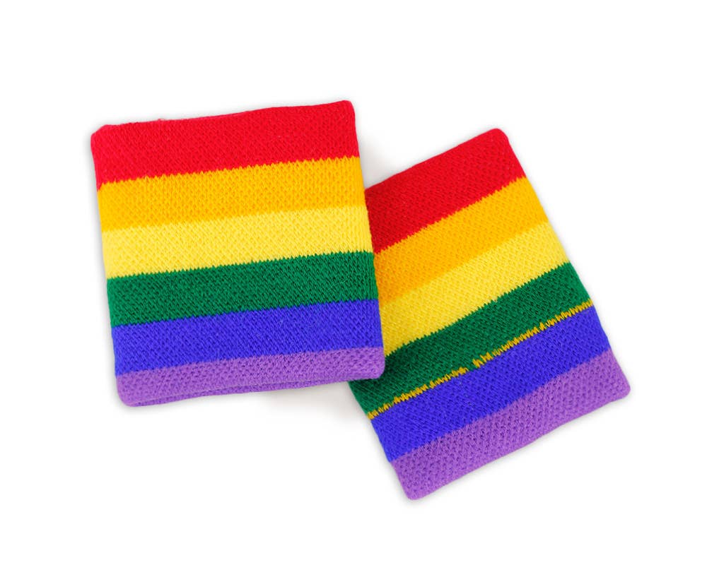 The Awareness Company - Wholesale Wristband - Rainbow Sweat Bands