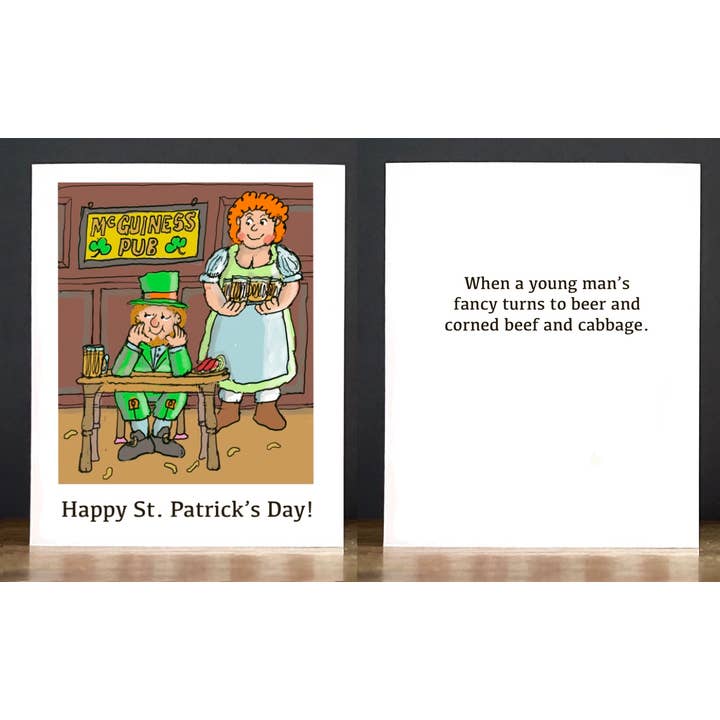 St. Patrick's Day: Beer and Corned Beef for wholesale by Cards by Charlot