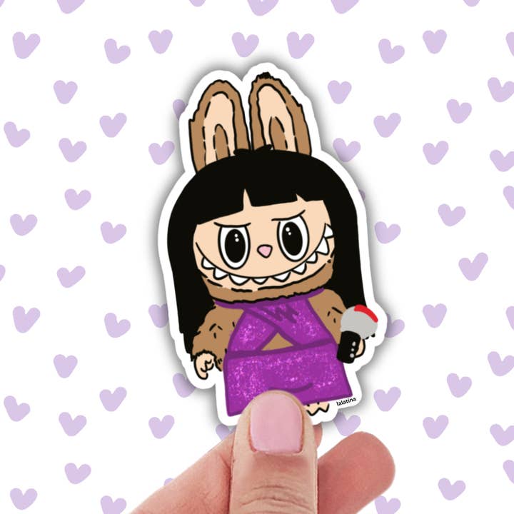 Lalatina Shop - Wholesale Sticker - Funny latina sticker monster vinyl sticker water resistant