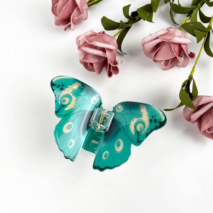 mildstyles - Wholesale Hair Clip - Women's - Simulation Printed Butterfly Hair Clip,Insect Animal Hair cl