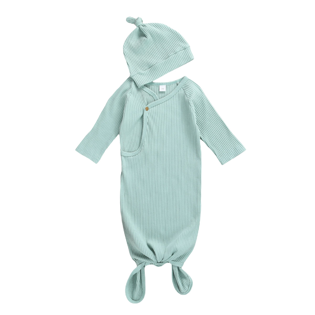 Annie & Charles - Wholesale Sleepsack - Baby - Annie & Charles® Newborn Baby Wrap Bodysuit Growing1