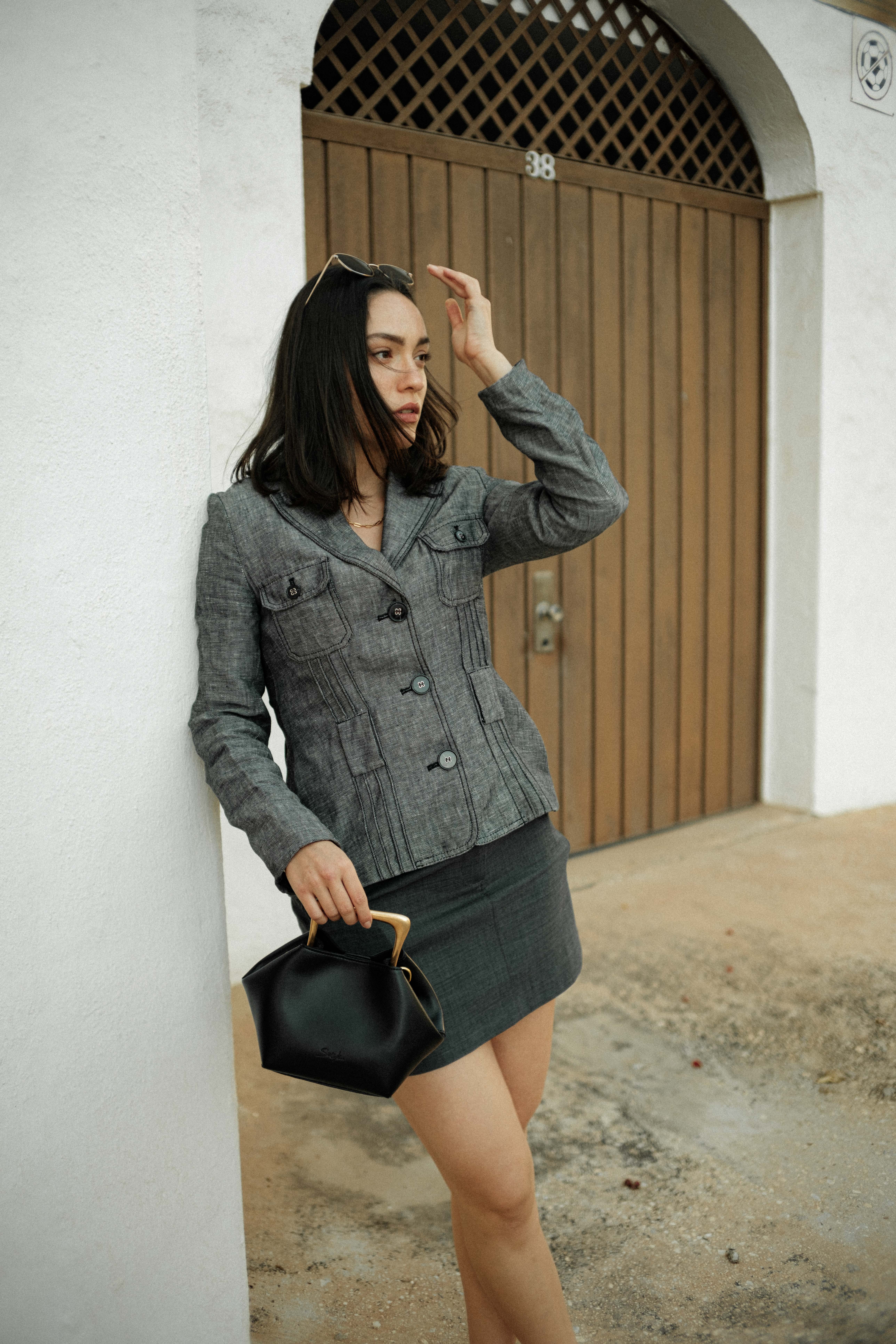 Sook Stainable - Vendita all'ingrosso Borsa con manico - Donna - Sora - Borsa a mano e a spalla in pelle autentica metallizzata2