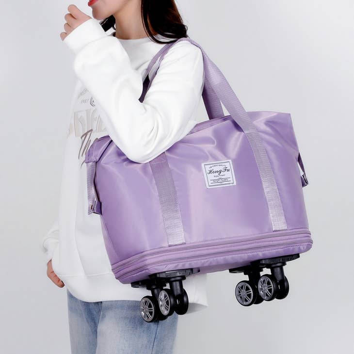 wandf - Wholesale Tote Bag - Unisex - Rolling Duffle Bag, Expandable Tote Bag with Spinner Wheels12