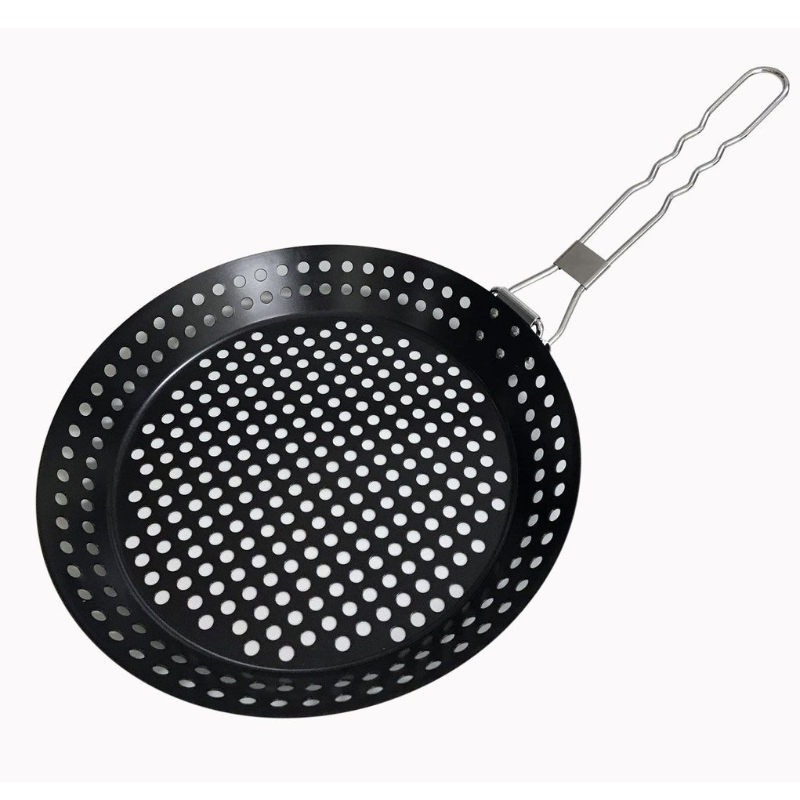 Black Barbecue Pan 30 X 4cm Coated Steel for wholesale on Faire0