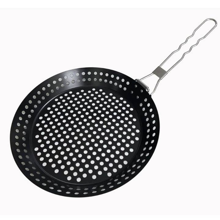 Black Barbecue Pan 30 X 4cm Coated Steel for wholesale on Faire