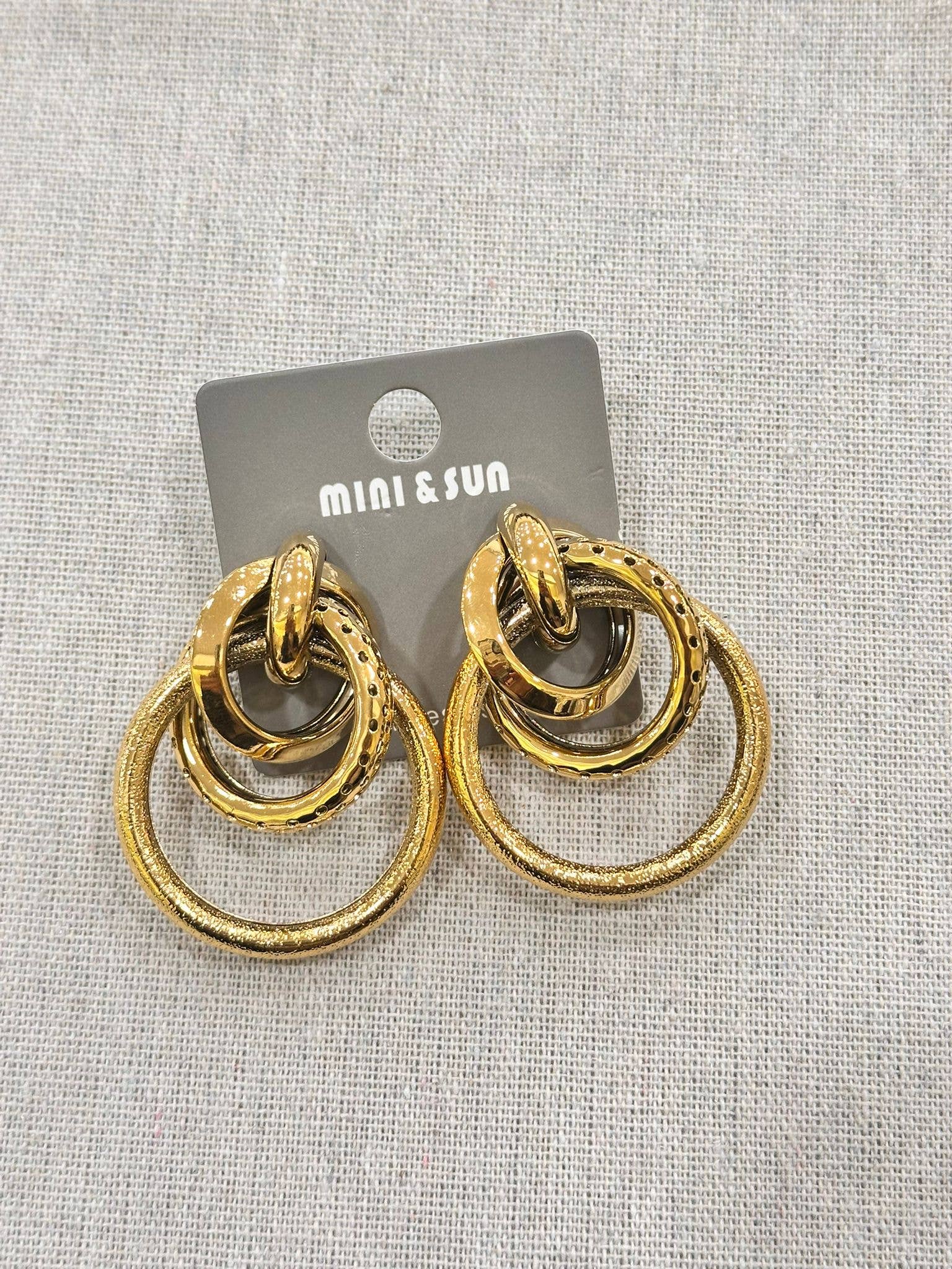 ADORA - Wholesale Hoop Earrings - Multilayer Intertwined Hoop Earrings