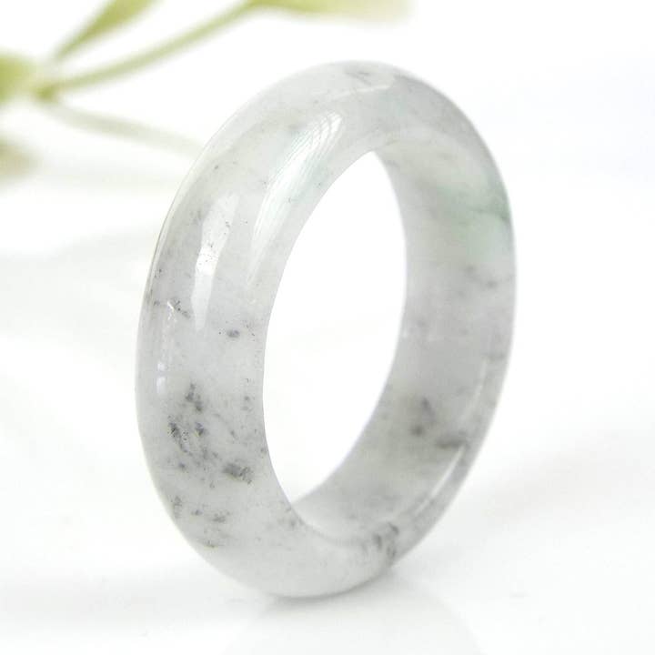 Us 7 - Anel Jade Natural 17,3mm por atacado de Vintagecollection888