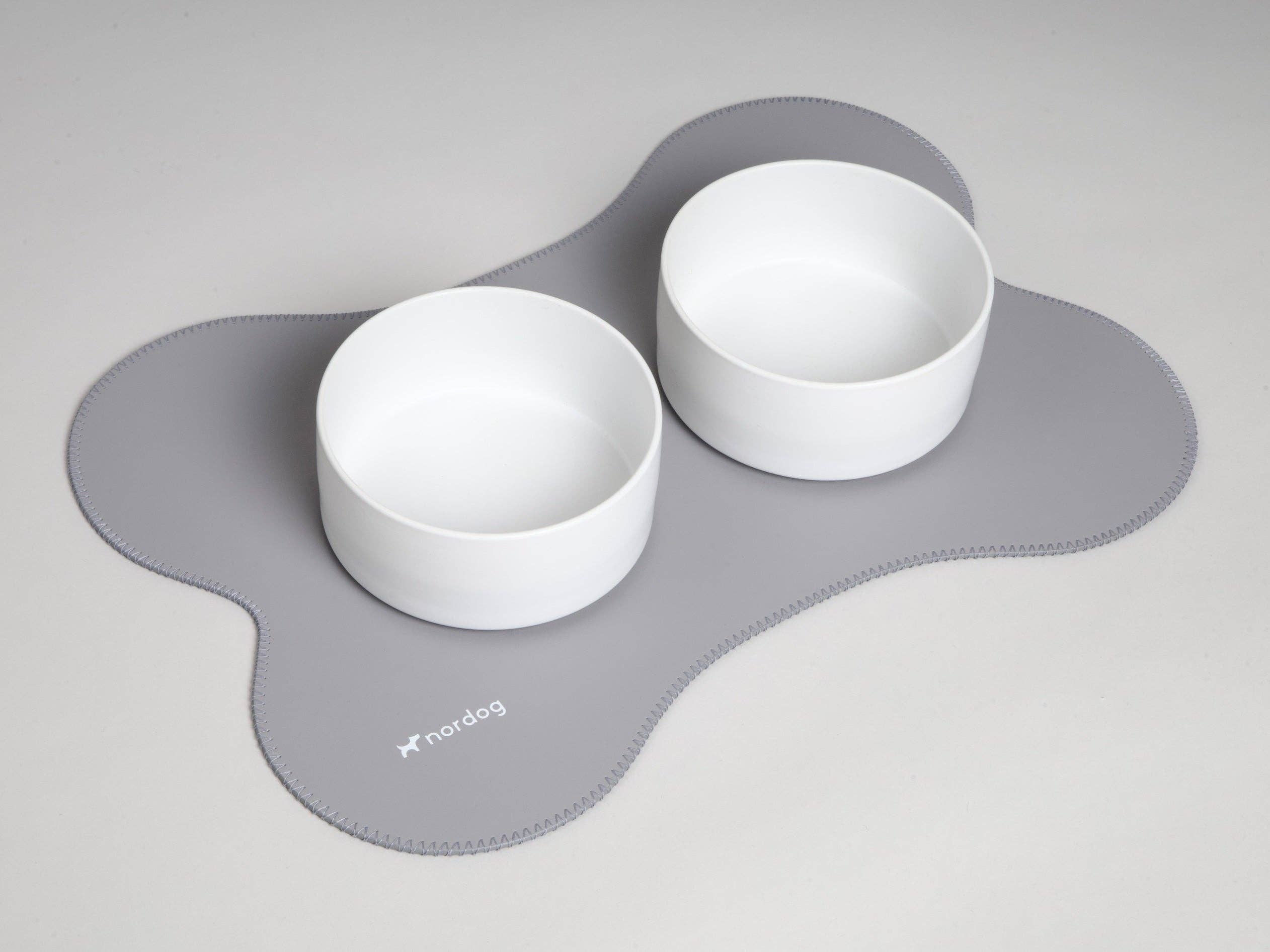 Nordog - Wholesale Pet Food Mat - Dog - Placemat for dog bowls (grey)3