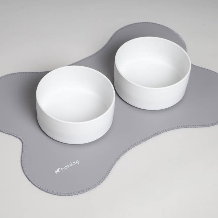 Nordog - Wholesale Pet Food Mat - Dog - Placemat for dog bowls (grey)3