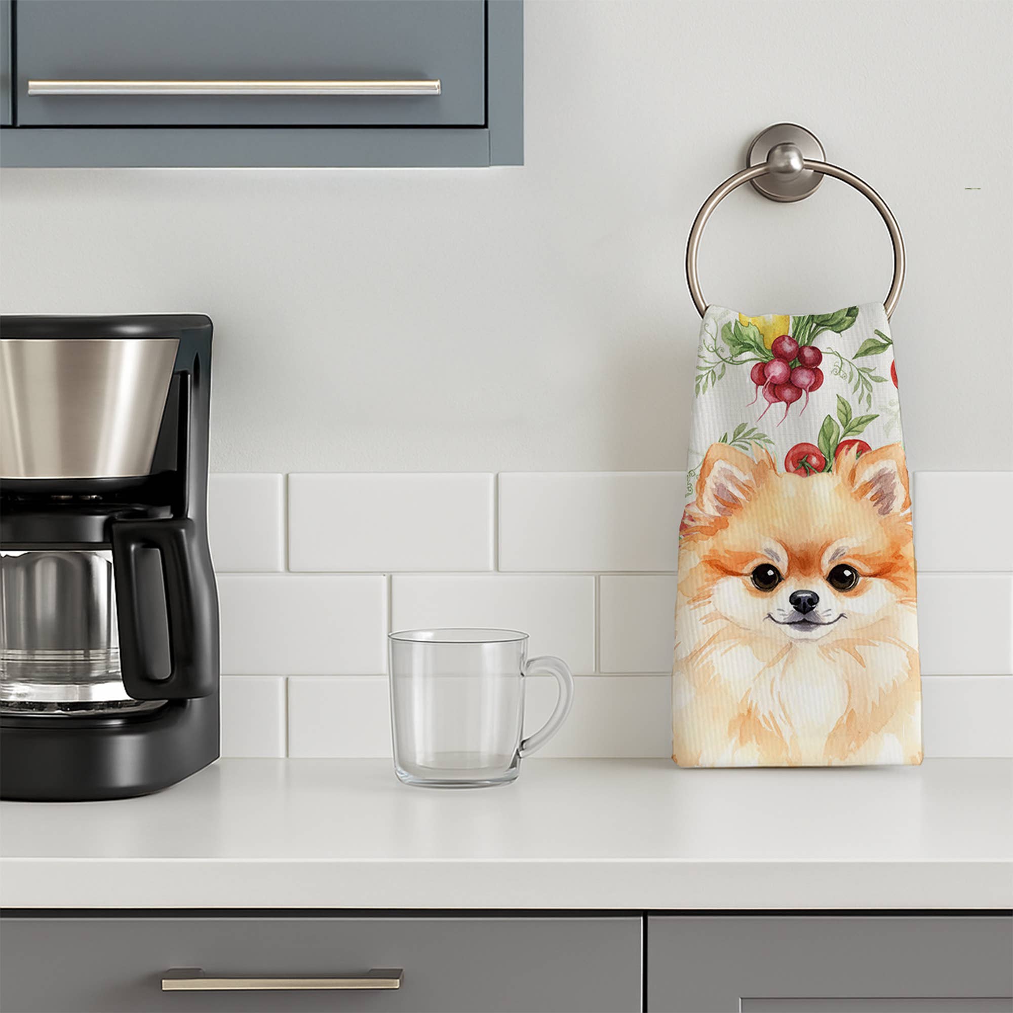 Caroline's Treasures - Wholesale Hand Towel - Pomeranian Vegetables Towel WDK83611