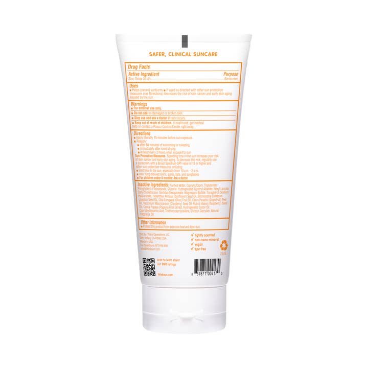 Think - Wholesale Sunscreen - Think Baby SPF 50 Sunscreen (6oz), EWG Rated #2