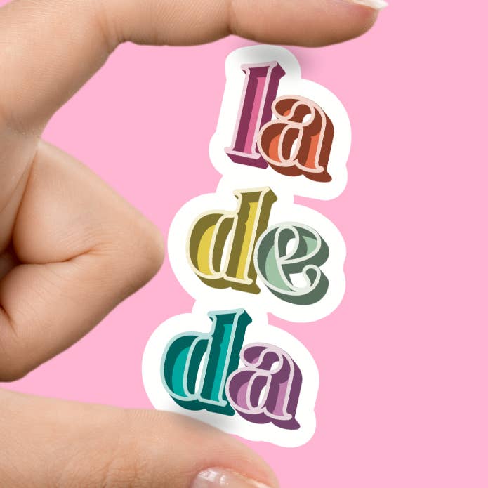 La De Da klistermærke for engroshandel hos The Studio by Sarah