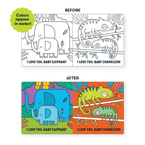 Bobangles - Wholesale Book - Kids - Mudpuppy Magic Bath Book - I Love You, Baby