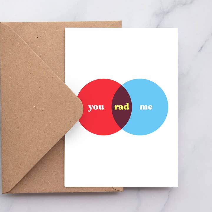 You + Me = Rad for wholesale by Milk and Cookies