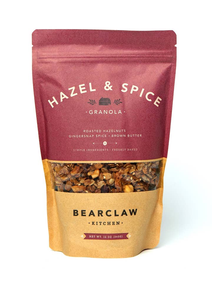 8 oz Hazel and Spice Granola for wholesale by Bearclaw Kitchen