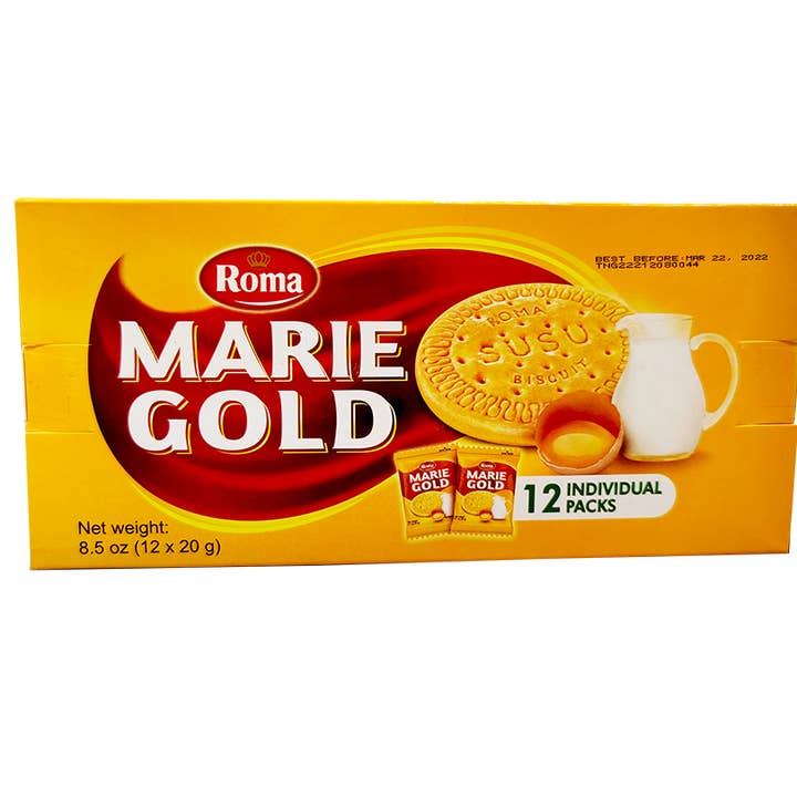 Roma Marie gold Butter Milk Biscuits- 12 Packs/Case 8.46 oz(240g) for wholesale by Takari International, Inc.