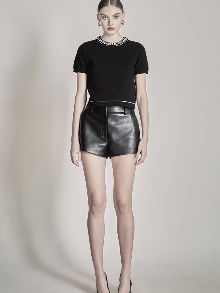 Calções de Pele Jade por atacado de Endless Rose