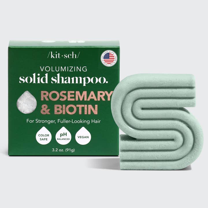KITSCH - Wholesale Shampoo Puck/Solid Shampoo - Rosemary & Biotin Volumizing Solid Shampoo