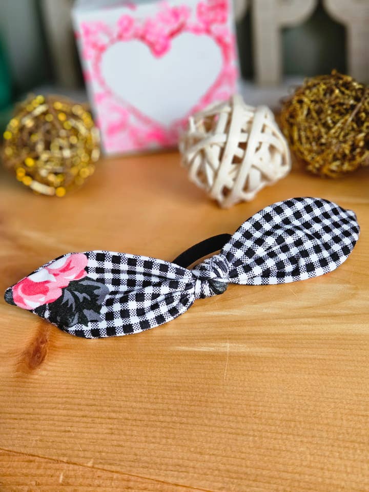 Wholesale Bow Hair Ties – Mixed Prints, Set of 10 for wholesale by 3 Spoiled Sisters